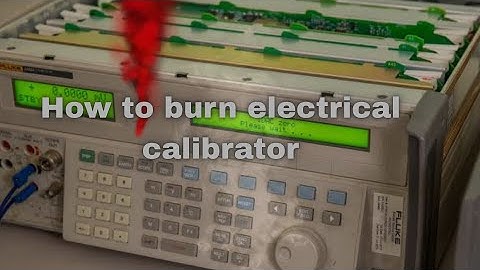 FLUKE 5502A ELECTRICAL CALIBRATOR BURNED☠️ / Ceta Form Multimeter Voltage Calibration