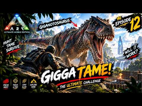 ARK Adventure EP.12 | HOW TO TAME GIGA! 🔥 The Ultimate Dino Tame