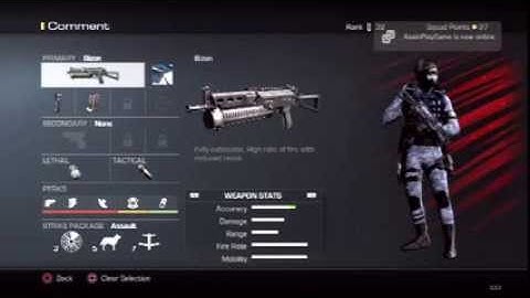 Call Of Duty Ghosts - Rushing class set-up!
