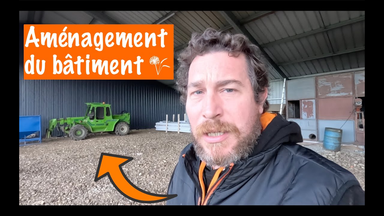 Nouveauté 2023 : porte, atelier, dalle béton, séchoir à oignons...