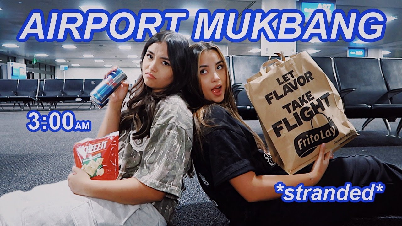 3 часа ночи в аэропорту Мукбанг! *обновление жизни*