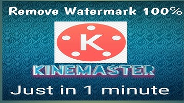 How To Remove Kinemaster Watermark Without Root -Urdu/ Hindi| AftabWaliTech|