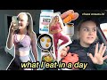 WHAT I EAT IN A DAY | Whitney Simmons x Gymshark review, healthy + easy meal ideas