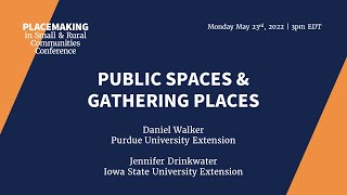 Daniel Walker & Jennifer Drinkwater, May 2022 Placemaking in Small & Rural Communities Conference by CEDIK at the University of Kentucky 128 views 1 year ago 44 minutes