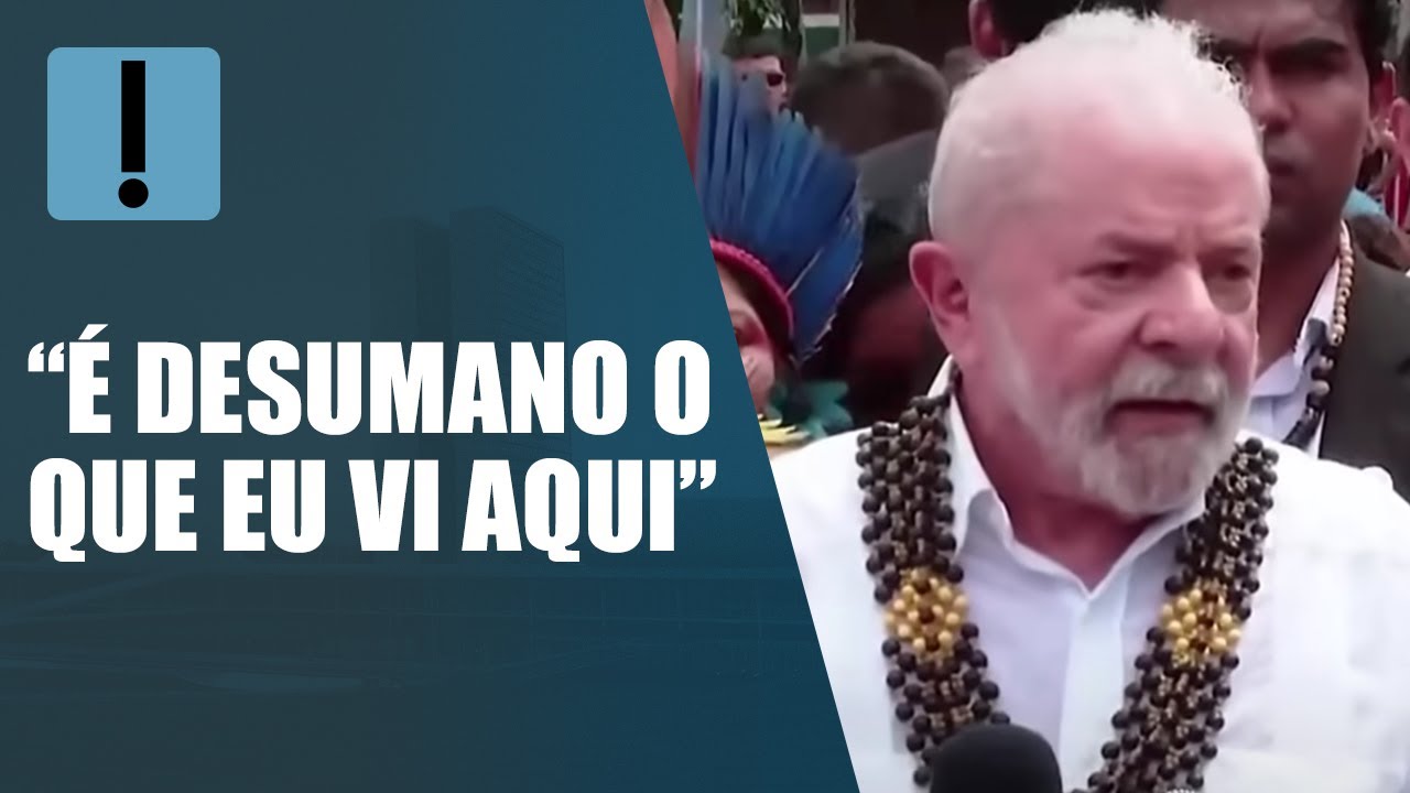 Lula critica motociatas de Bolsonaro ao visitar yanomamis
