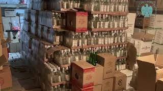 ГНС в Токмоке изъяла крупную партию нелегального алкоголя и табака