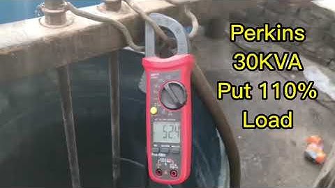 Load testing on Perkins 30KVA #perkins #leroysomer #loadtesting | Genset Tech dieselgenerators