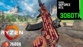 Battlefield 6 : RTX 3060TI + Ryzen 5 7600x ( custom graphics+DLSS ON 1080p)