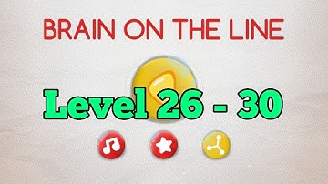 Brain On The Line Level 26 - 30 Walkthrough. Brain Line. Brain On Line.