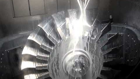 Titan / Titanium, Blisk, machining / fräsen