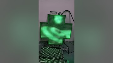 indoor full color LED pharmacy cross