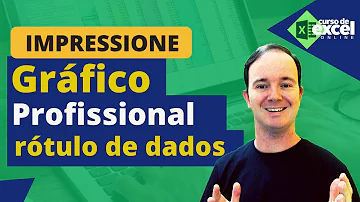 Como organizar rótulo de dados no gráfico Excel?