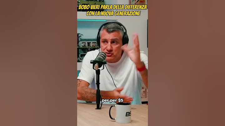 La generazione sta cambiando || Bobo Vieri