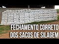 Fechamento correto de Sacos de Silagem.