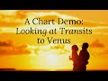 A Chart Demo: Looking at Transits to Venus