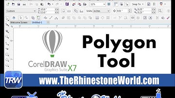 CorelDRAW Polygon Tool Basics The Rhinestone World TRWCD18