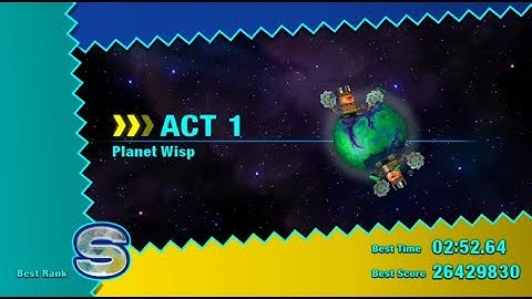 Sonic Colours: Planet Wisp Act 1 (4K, 60FPS)