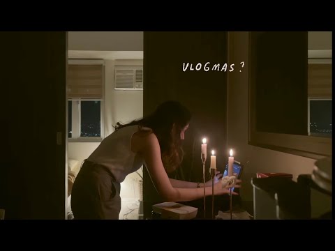 a vlogmas attempt  🦢 vegan cookies + a cozy dinner!