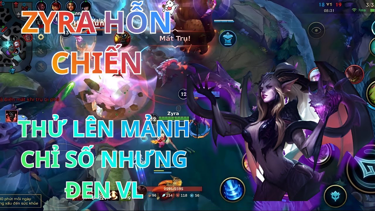 Zyra Hỗn Chiến Thử Vận May Với Mảnh Chỉ Số Ai Ngờ Đen Vl