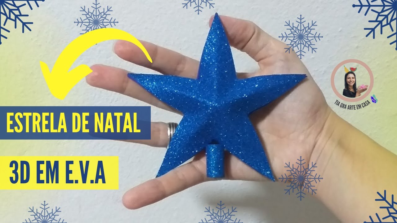 Estrela de Natal em  FÁCIL - 3D. - YouTube