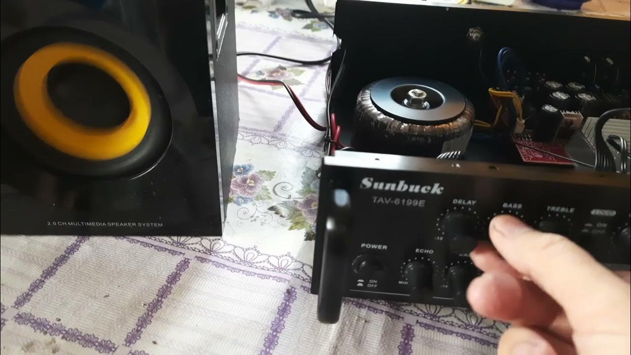 Говорить нечего просто усилитель sunbuck tav-6199E - YouTube