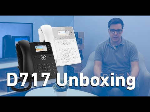 Was steck drinnen im neuen Snom D717 | Unboxing und Review des neuartigen Helligkeitssensors
