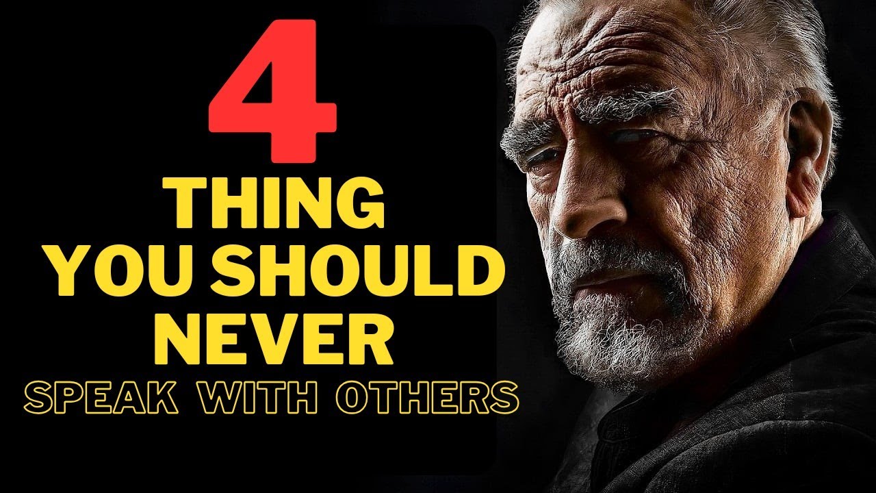 4 things you should never speak with others | Buddhism In English - YouTube