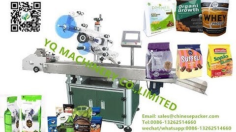 Automatic plastic pouch bag paper card carton paging labeling machine with  pagination system