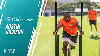 Austin Jackson on improving consistency and technique | Miami Dolphins