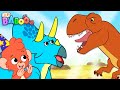 Who is stronger? The Triceratops or T-Rex? | Club Baboo | 1 HOUR VIDEO | Dinosaur Fight