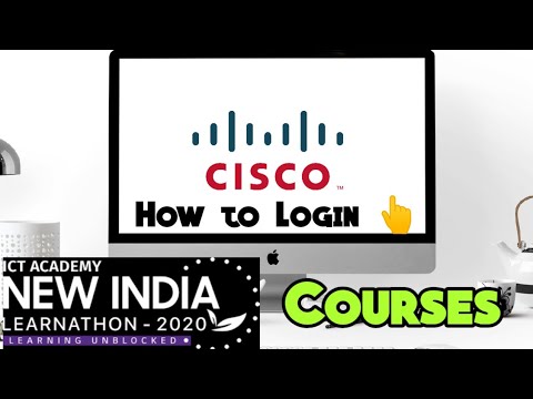 How to login for CISCO Course | Learnathon 2020 | ICT Academy
