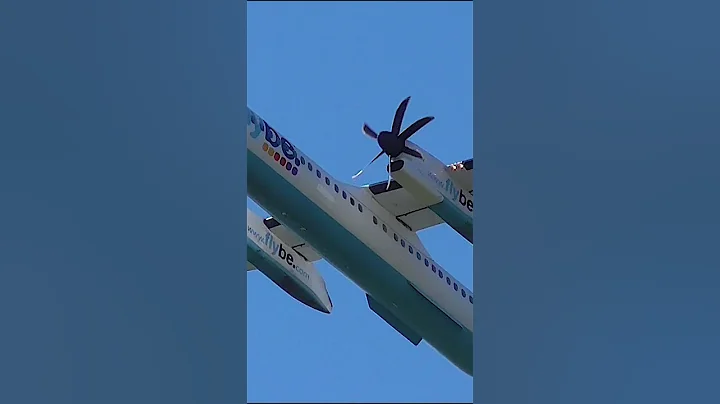Flybe DHC 8-Q400 Take Off at Liverpool Airport! #shorts