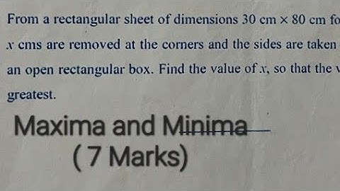 #maxima and Minima #applications of derivatives intermediate First Year TS AP Maths-1B