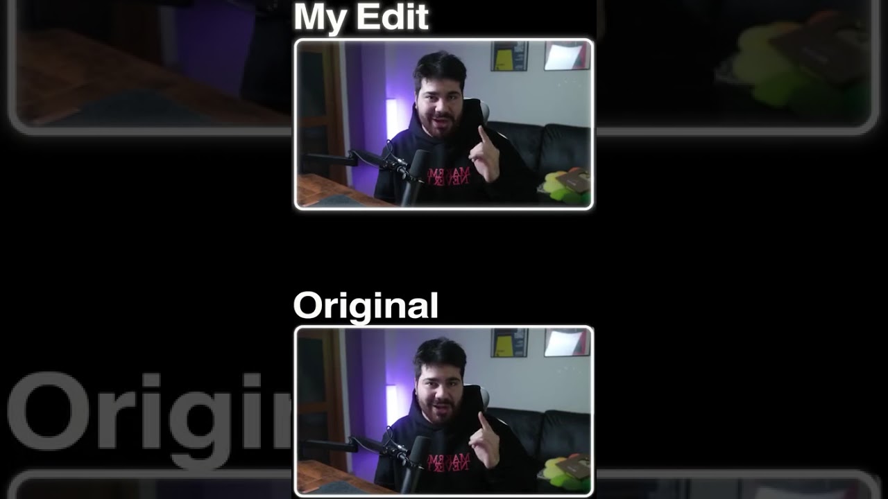 i like the original edit so i try to make my own version