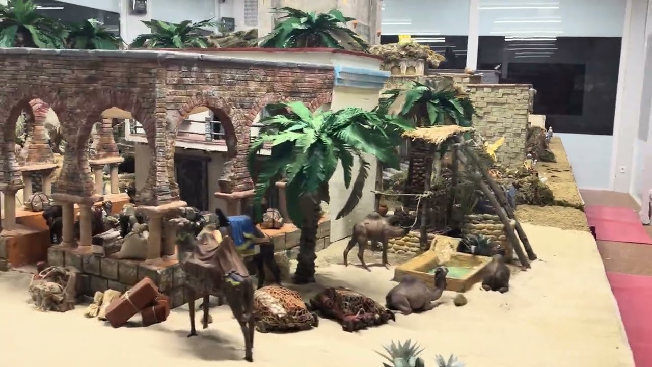 Navidad en Getafe 2025. Belén de la Asociación de Belenistas de Getafe.