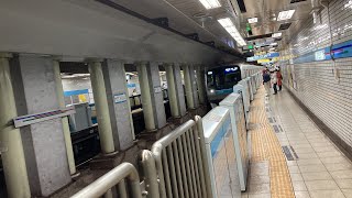 【ダイヤ乱れ】東京メトロ東西線各駅停車中野行き九段下駅入線シーン