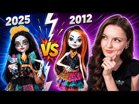 СКЕЛИТА 2012 VS 2025: кукла скелет Monster High вернулась! Обзор сравнение