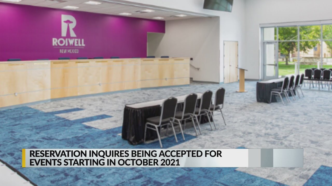 Reservation inquires being accepted for Roswell Convention Center YouTube