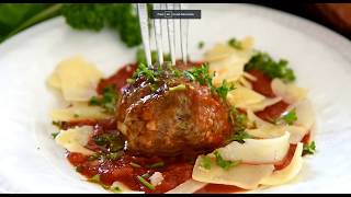 cheesy and delicious Mozzarella Stuffed Meatballs