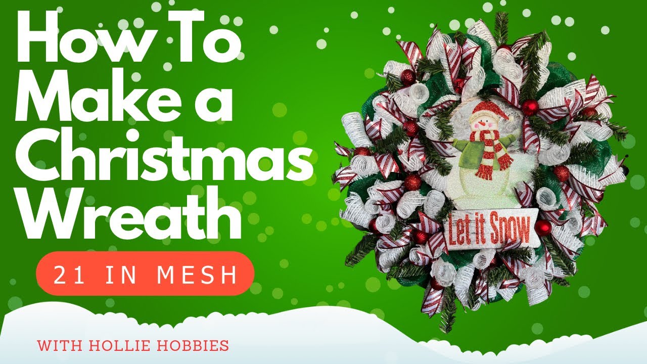 Christmas Wreath/ Christmas Wreaths 2023/ Ribbon Wreath/How To Make a