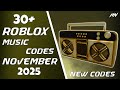 30+ BYPASSED Roblox Music Codes (IDS) (NOVEMBER 2025) [Loud] [BYPASSED]