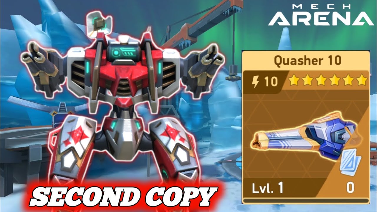 Finally Quasher 10 Second Copy | Orion and Quasher 10 - Mech Arena