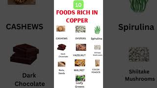 FOODS RICH IN COPPER