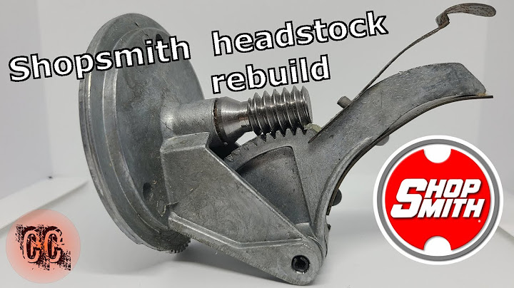 Completely Rebuilding My Shopsmith Mark V Headstock Rebuild Part 1