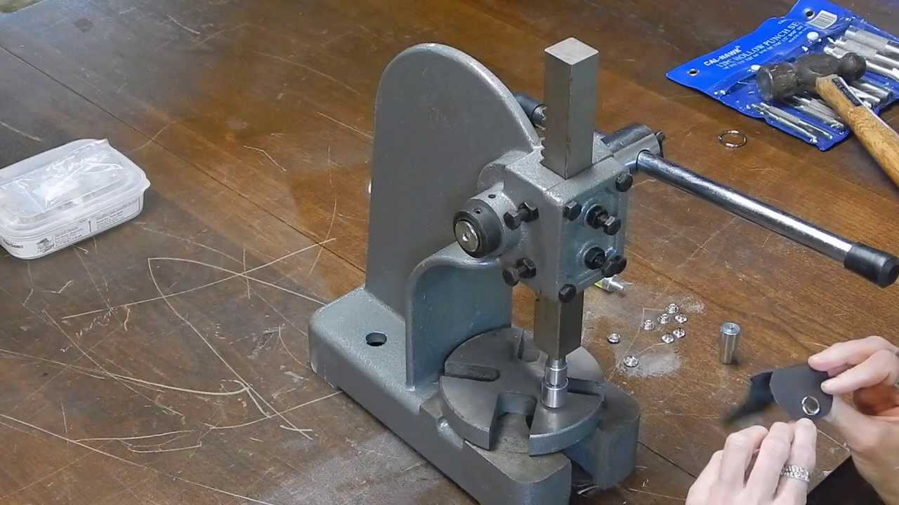 How to Make a Snap and Rivet Setter from an Arbor Press and Dies 