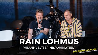 Minu investeerimispõhimõtted - Rain Lõhmus