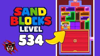 Sand Blocks Drop Puzzle Level 534 Game Walkthrough