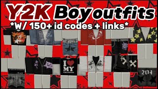 150+ Y2k BOY CLOTHES id codes ♡ || Faiyes codes