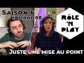 Rlen play saison 6 pisode 08  juste une mise au point