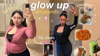 HOW I GLOWED UP MENTALLY AND PHYSICALLY 40 pounds down! 👙NATRUAL HEALTHY HABITS